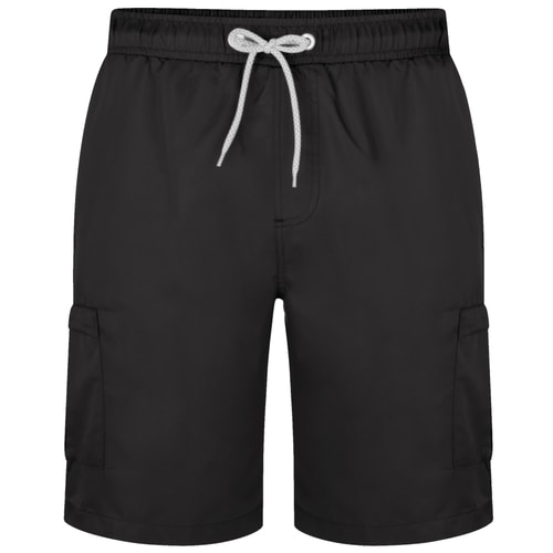 KAM Cargo Swim Shorts Black